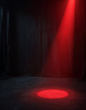 Backdrop With Illumination Of Red Spotlights For Flyers realistic image ultra hd high design
