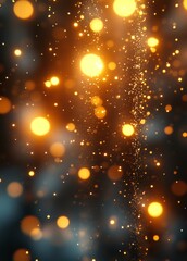 Sparkling lights in an abstract christmas background