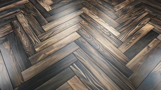 Elegant Chevron Hardwood Flooring with Dark and Light Wood Tones for Modern Interior Design and Contemporary Home Decor Seamless Texture Background with Clean Lines and Natural Aesthetic