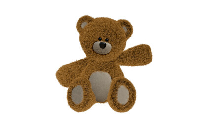 Teddy Bear Render With Transparent.