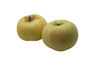 apples isolated on white