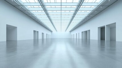 Fototapeta premium Modern Architectural Space with Natural Light
