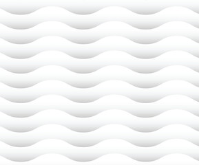 White Wave Abstract background - Geometric texture