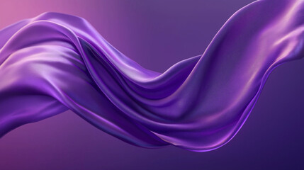 Purple flying satin