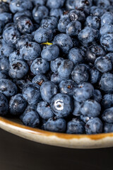 Fresh blueberry background. Blueberry Texture Close Blueberry Antioxidant Organic Superpeed Bowl Concept Healthy Nutrition