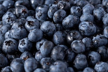 Fresh blueberry background. Blueberry Texture Close Blueberry Antioxidant Organic Superpeed Bowl Concept Healthy Nutrition