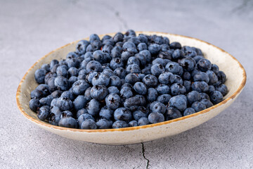 Fresh blueberry background. Blueberry Texture Close Blueberry Antioxidant Organic Superpeed Bowl Concept Healthy Nutrition