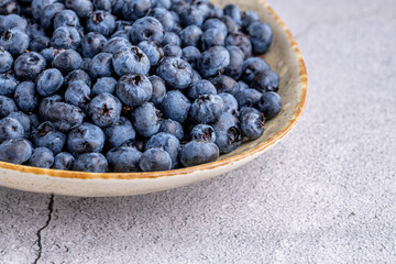 Fresh blueberry background. Blueberry Texture Close Blueberry Antioxidant Organic Superpeed Bowl Concept Healthy Nutrition