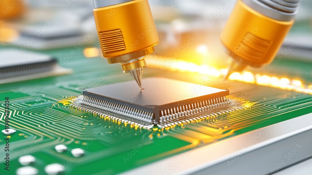 Poster microchip assembly automation technology