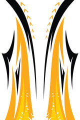 Tshirt mockup sport jersey stripe design for football soccer racing stripe sports jersey abstract EPS 10