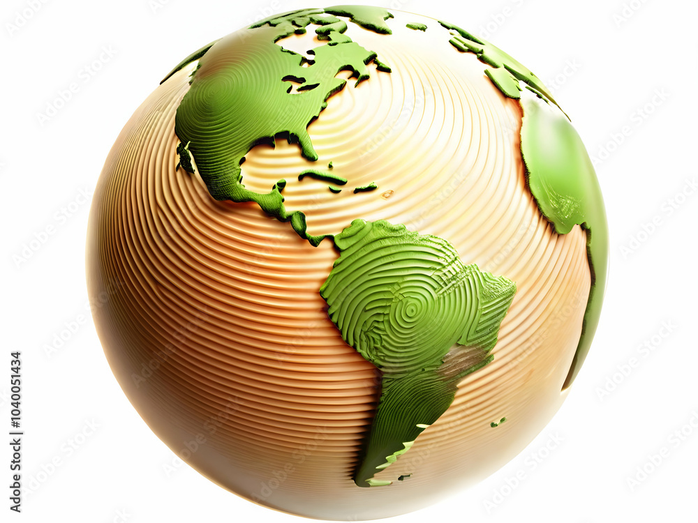 Poster digital fingerprint globe against plain background concept photo stock - unique identities connected