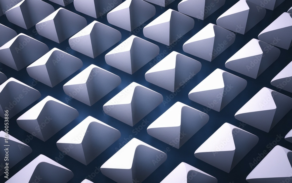 Aufkleber abstract geometric pattern. an abstract image of geometric shapes, reminiscent of a futuristic citys
