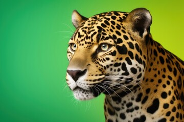 Obraz premium Wildlife portrait leopard animal.