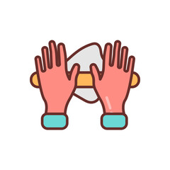 Obraz premium Baking Filled Icons , Vector illustration