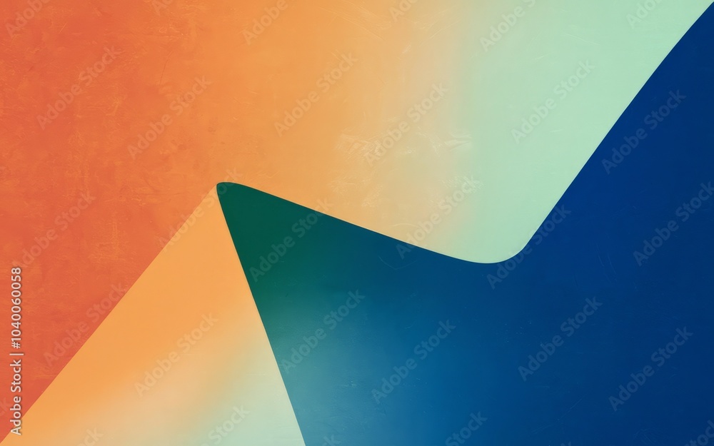 Aufkleber abstract shape colors. abstract geometric background with vibrant colors in a modern style. the imag