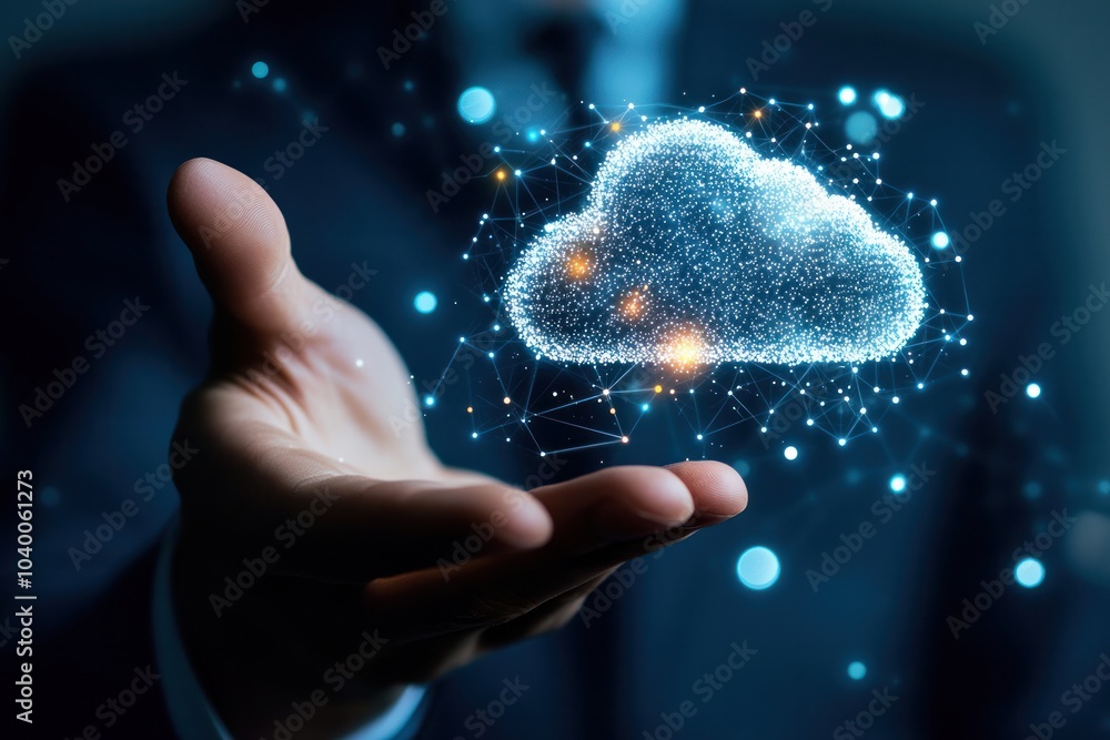 Poster exploring the future of cloud computing in a digital business landscape