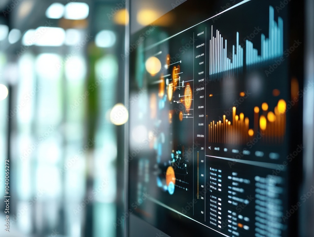 Aufkleber innovative data visualization dashboard showcasing modern analytics and insights for business growth