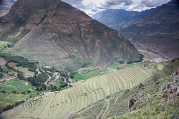 The terraces of Pisac are one of the most remarkable features of the Pisac Archaeological Park....