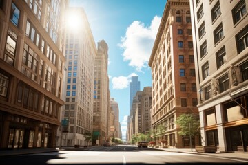 Obraz premium City architecture metropolis cityscape.