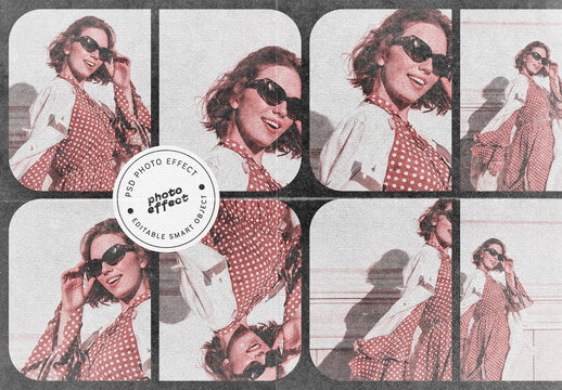  Rounded Frame Collage Photo Effect