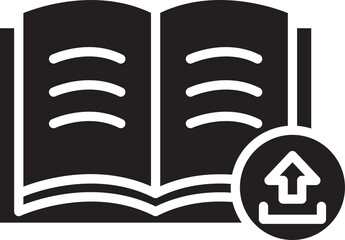 book and upload icon