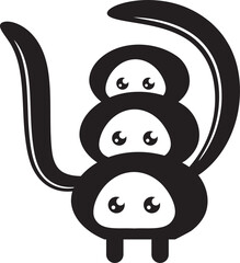 Monster Cartoon Character Illustration