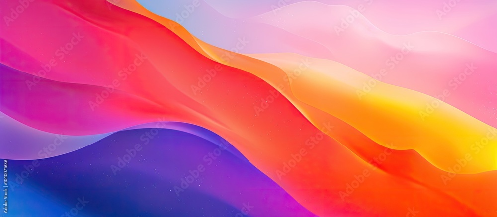 Poster vibrant abstract gradient creating a colorful backdrop with copy space image