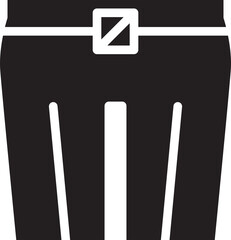Short Pants Glyph Icon