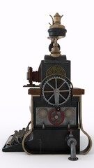 Antique smart telephone with camera