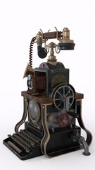 Antique smart telephone with camera