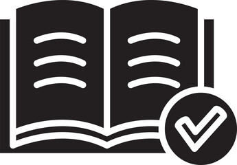book and check mark Icon
