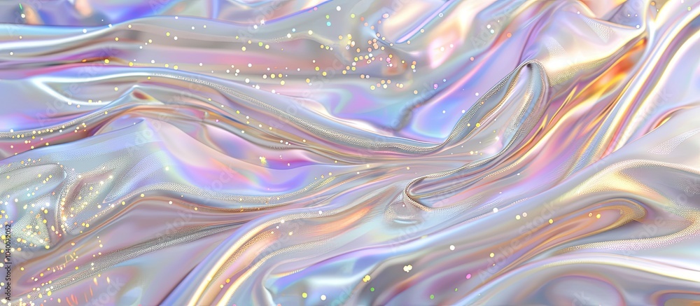 Poster mother of pearl streaks with sequins creating an abstract background texture for a copy space image