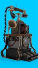 Antique smart telephone with camera