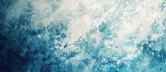 Design with copy space on a textured blue and white canvas for an abstract background image
