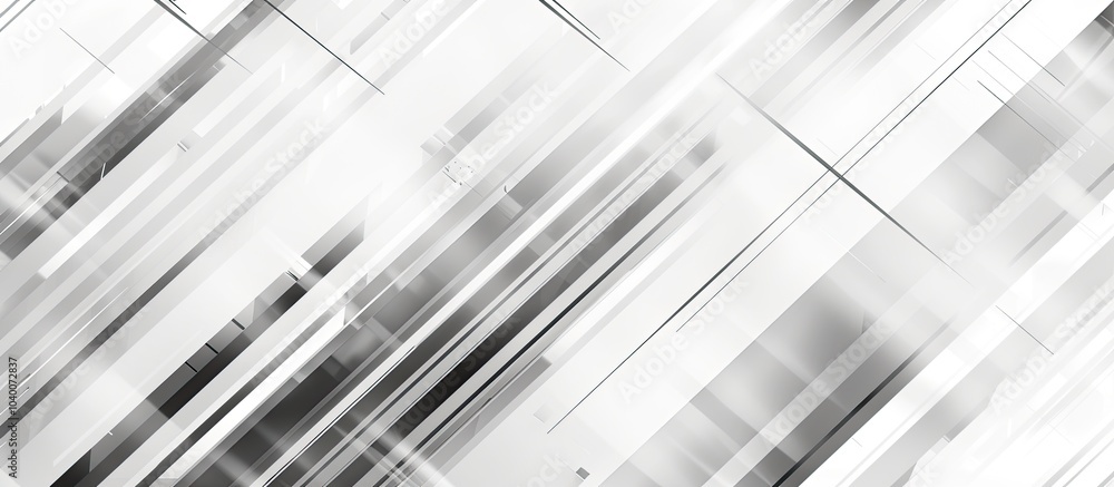 Poster abstract white and grey background with diagonal lines featuring a modern geometric pattern creating