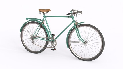 Fototapeta premium bicycle with white background
