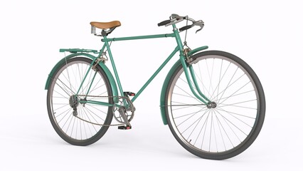 Fototapeta premium bicycle with white background