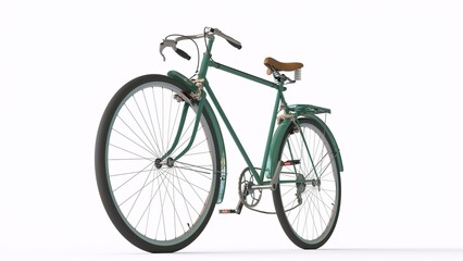 bicycle with white background