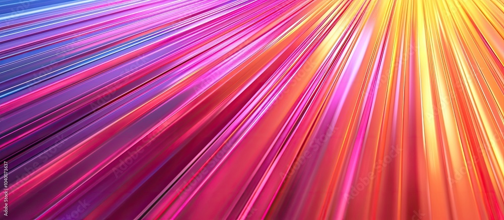 Poster colorful beam lines background with copy space image zooming