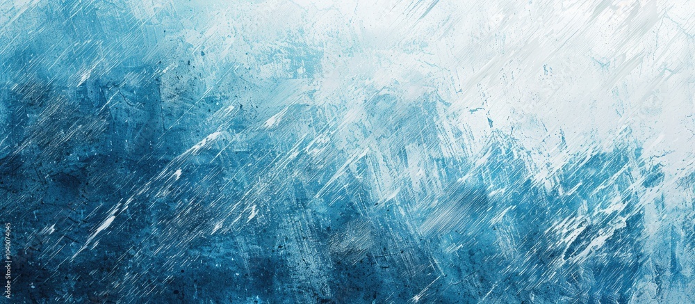 Poster design with copy space on a textured blue and white canvas for an abstract background image