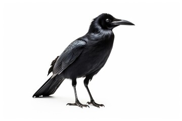 Bird blackbird animal white background.