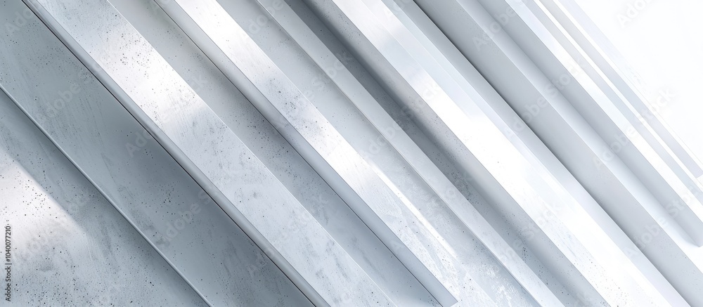 Poster abstract white and grey background with diagonal lines featuring a modern geometric pattern creating