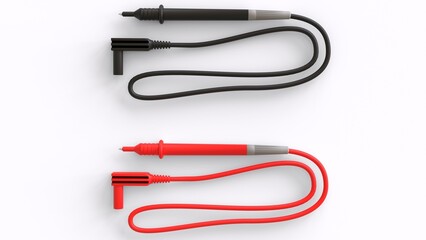 plug cable white background