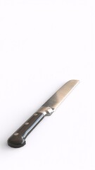 kitchen knife with white background