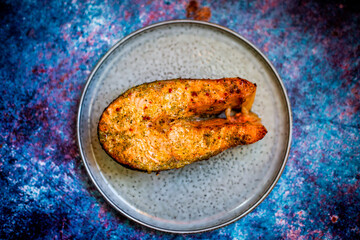 Baked Salmon with Lemon and Herbs