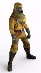 zombie with white background