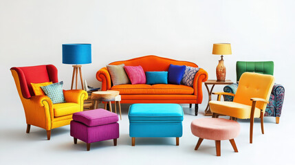 Fototapeta premium colorful furniture
