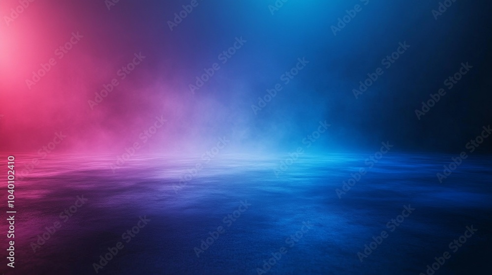 Poster modern gradient web design featuring a smooth transition from light blue to dark blue, inspired by c
