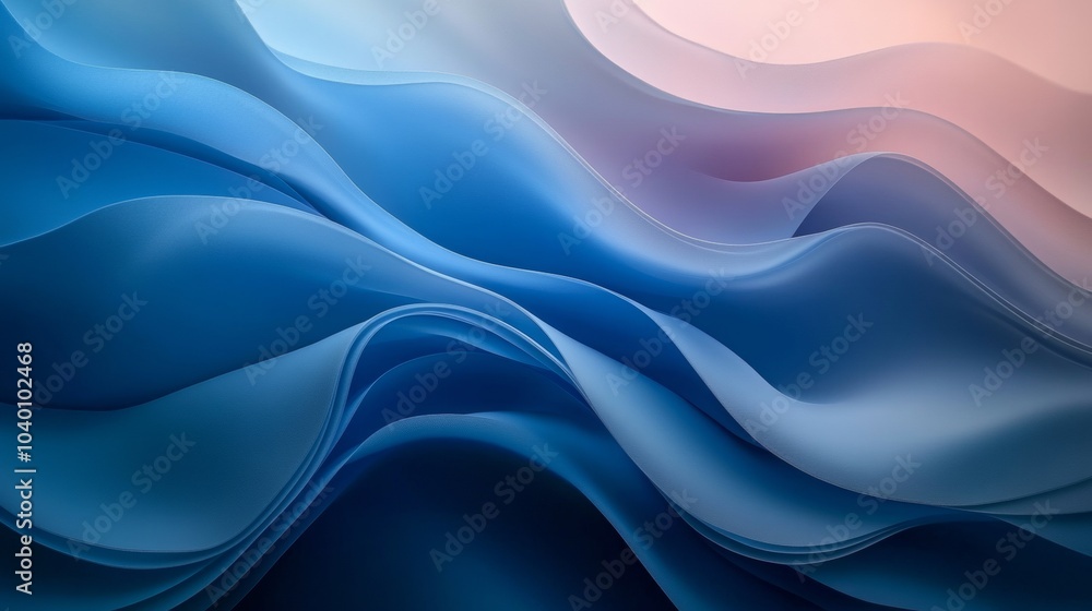 Aufkleber modern gradient web design featuring a smooth transition from light blue to dark blue, inspired by c