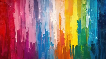 Fototapeta premium Vibrant Abstract Colorful Vertical Stripes Artwork